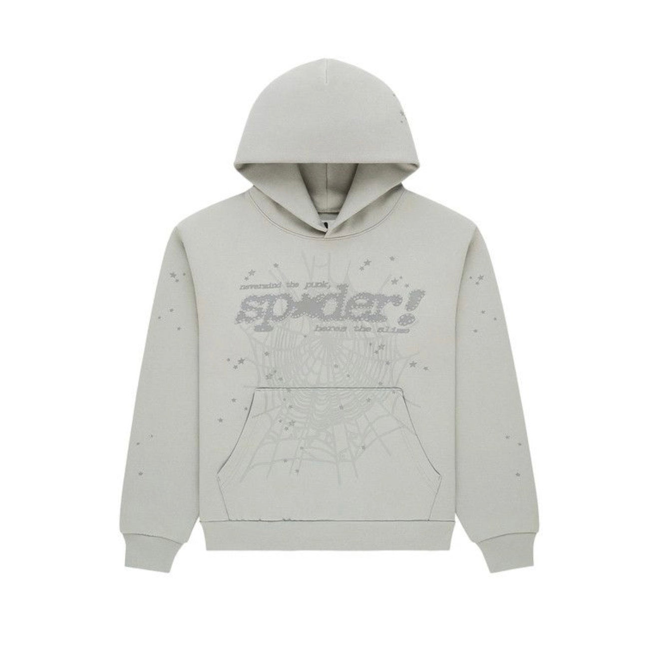 Sp5der Tonal Punk V2 Sweatsuit Grey