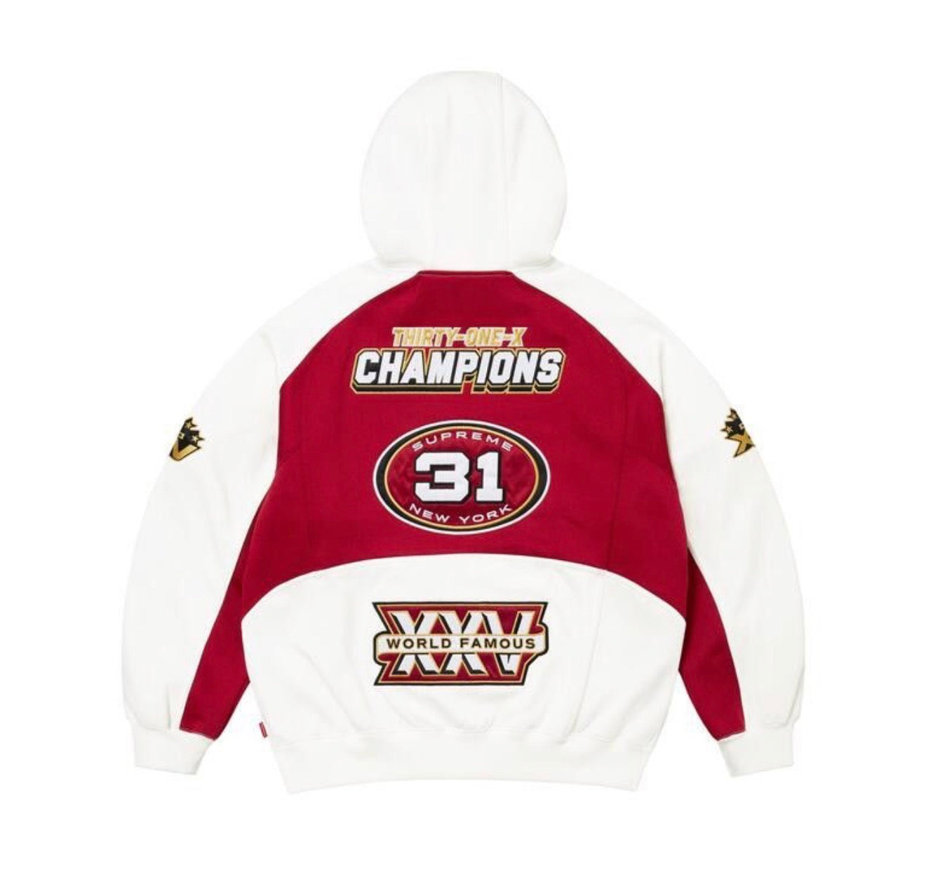 Supreme Football Zip-Up White