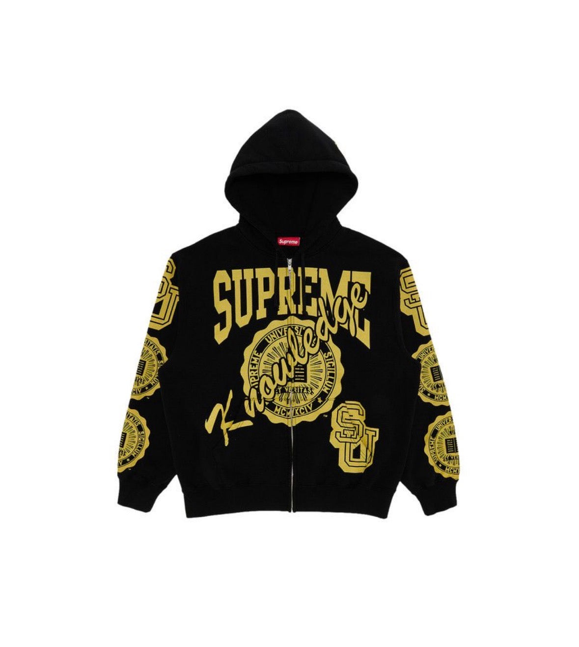 Supreme Knowledge Reigns Zip-Up Black