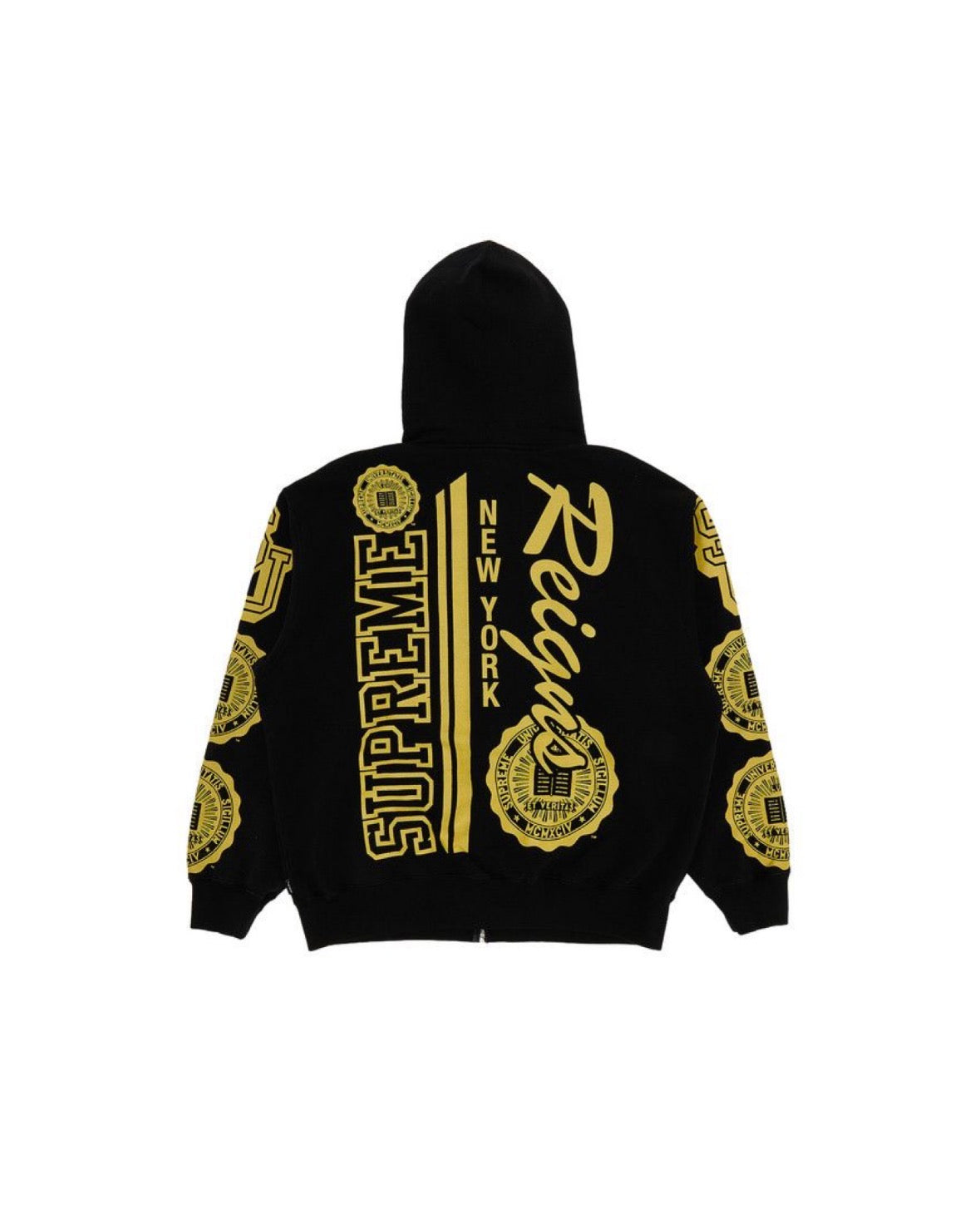 Supreme Knowledge Reigns Zip-Up Black
