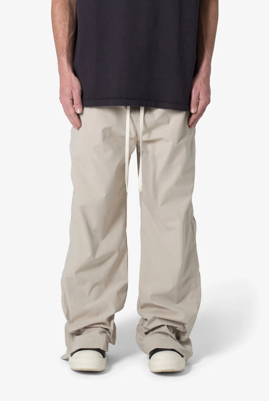 MNML Side Snap Nylon Pants Tan