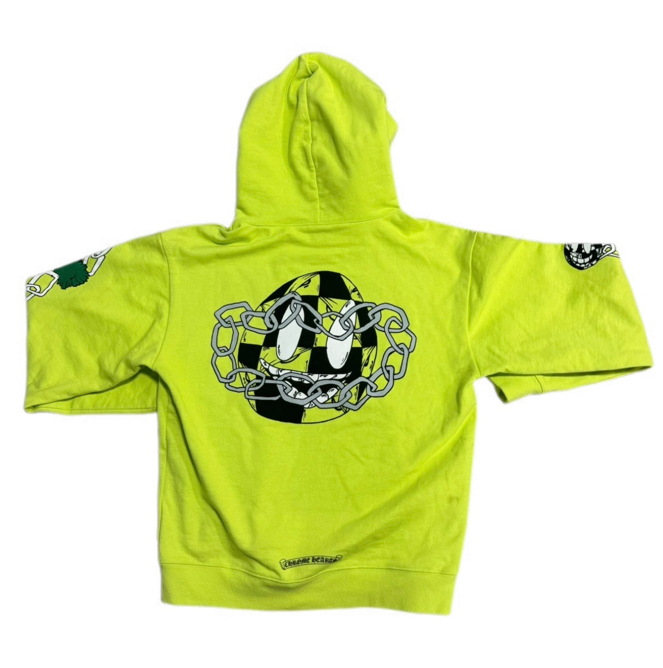 Chrome Hearts Matty Boy Link Hoodie Lime Green (NEW W/DEFECTS)