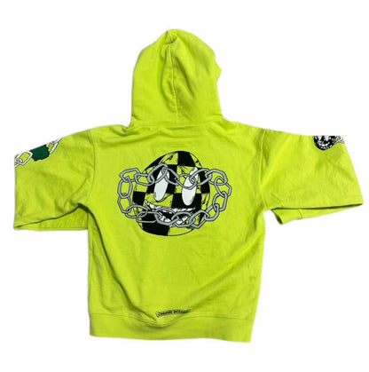 Chrome Hearts Matty Boy Link Hoodie Lime Green (NEW W/DEFECTS)