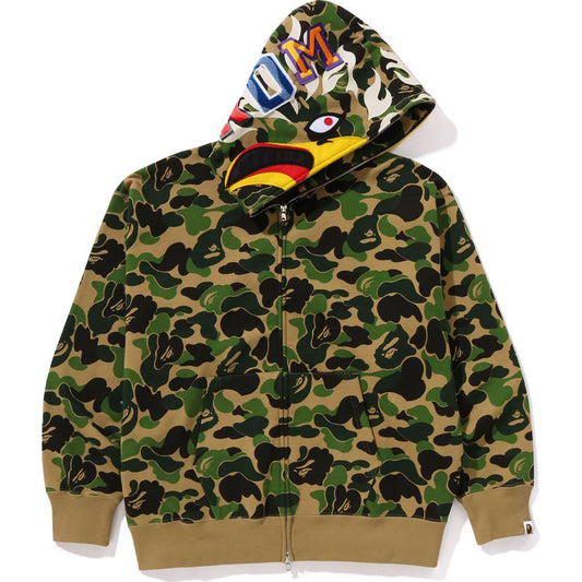 Bape Readymade ABC Camo Eagle Relaxed Fit Zip-Up Green