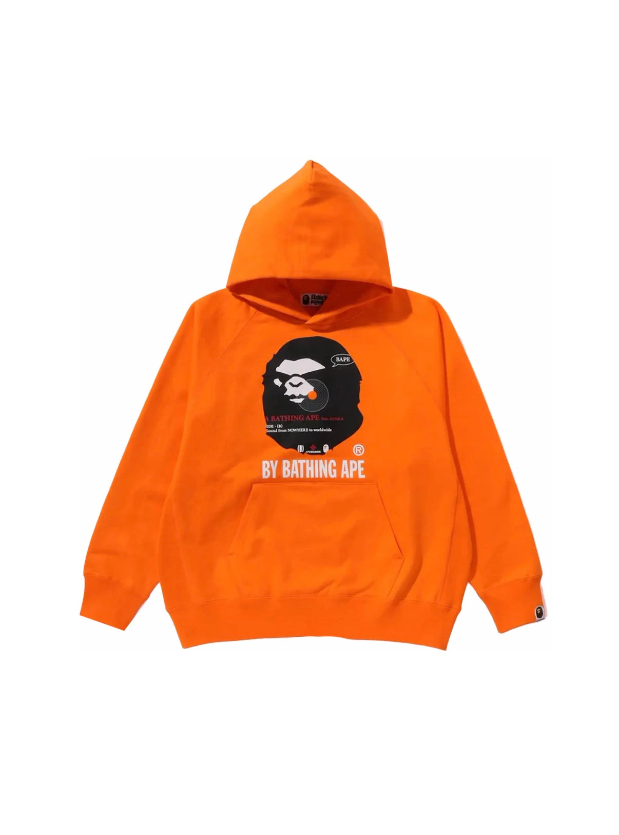 Bape By Bathing Ape Pullover Hoodie Orange