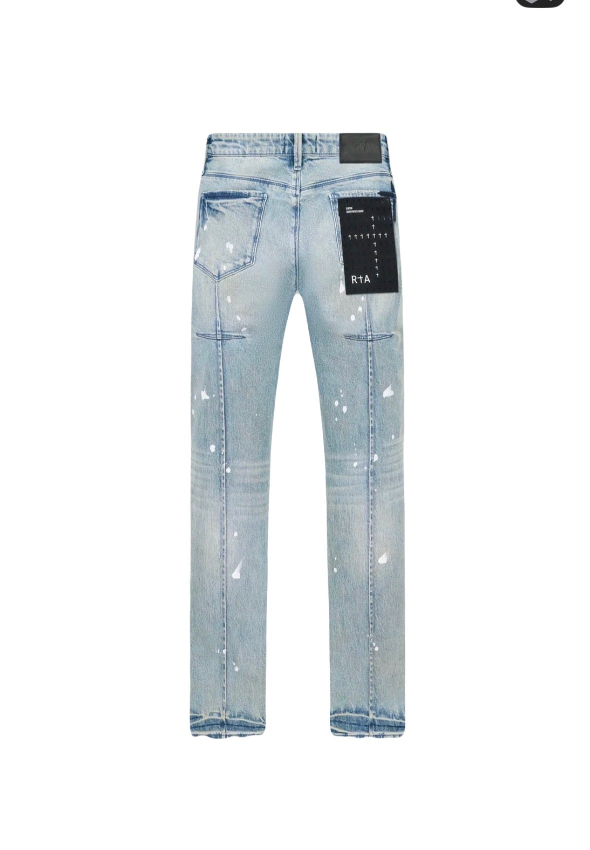 RTA Jeans Clayton Splattered Indigo Dusk