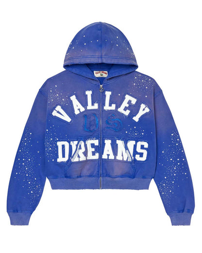 Vale Forever Classico Zip-Up Sapphire Blue