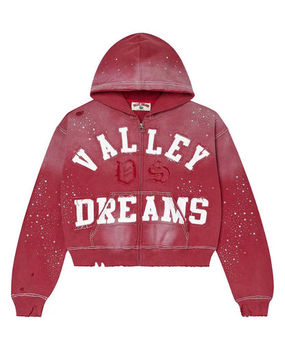 Vale Forever Classico Zip-Up Ruby Red
