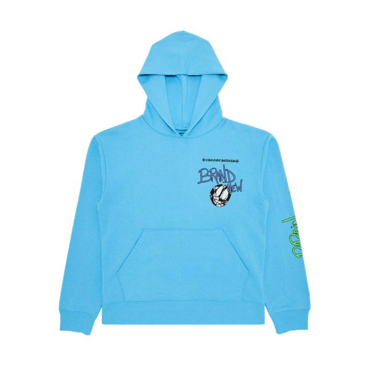 Chrome Hearts Maty Boy Brain Hoodie Blue