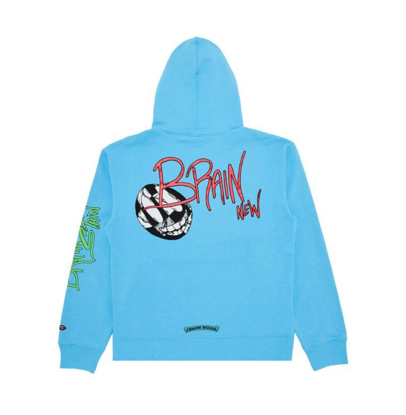 Chrome Hearts Maty Boy Brain Hoodie Blue