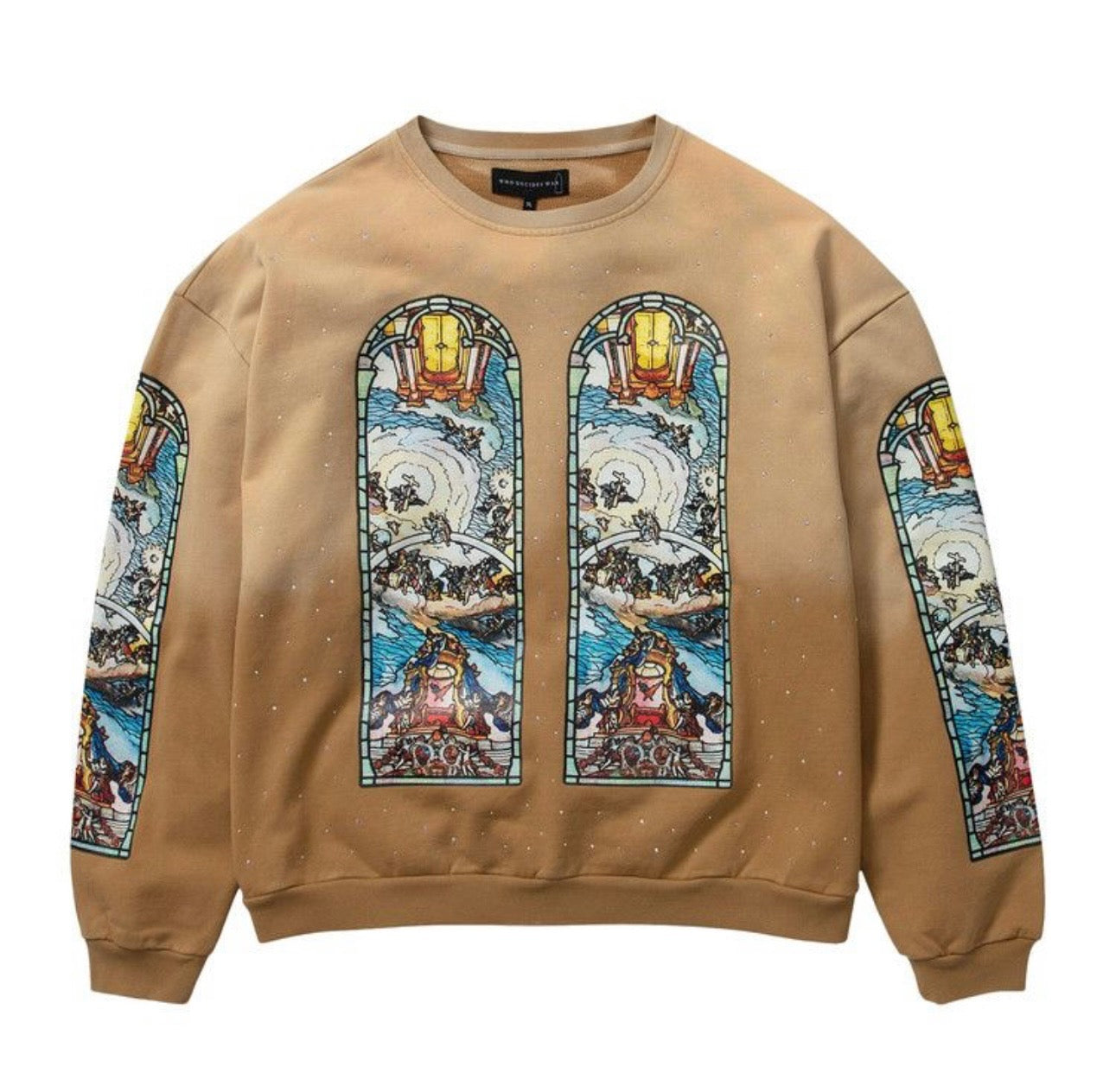 Who Decides War Chalice Crewneck Tan