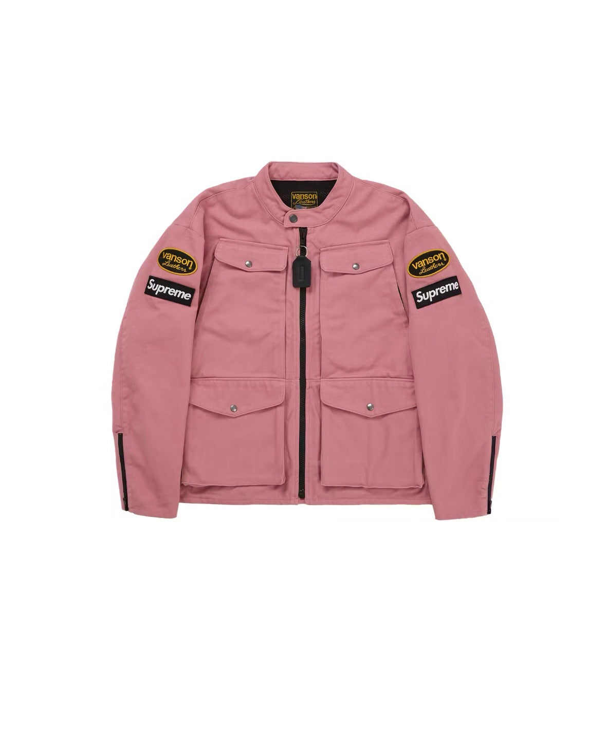 Supreme Vanson Leathers Cordura Jacket Pink