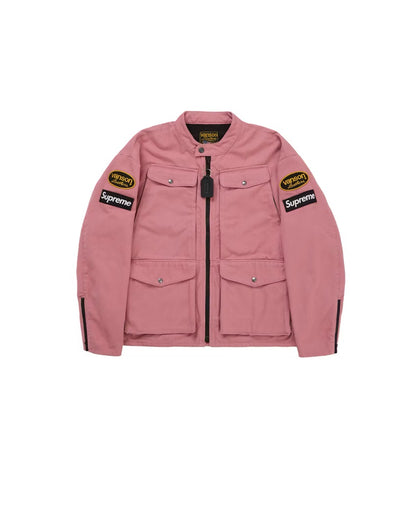 Supreme Vanson Leathers Cordura Jacket Pink