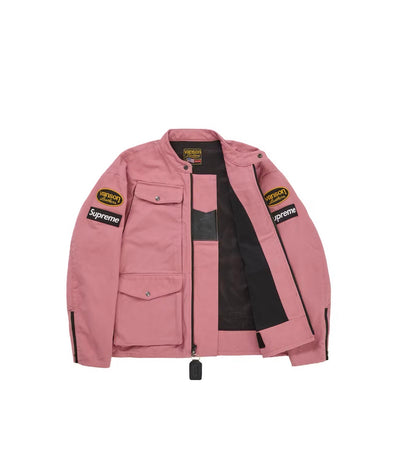 Supreme Vanson Leathers Cordura Jacket Pink