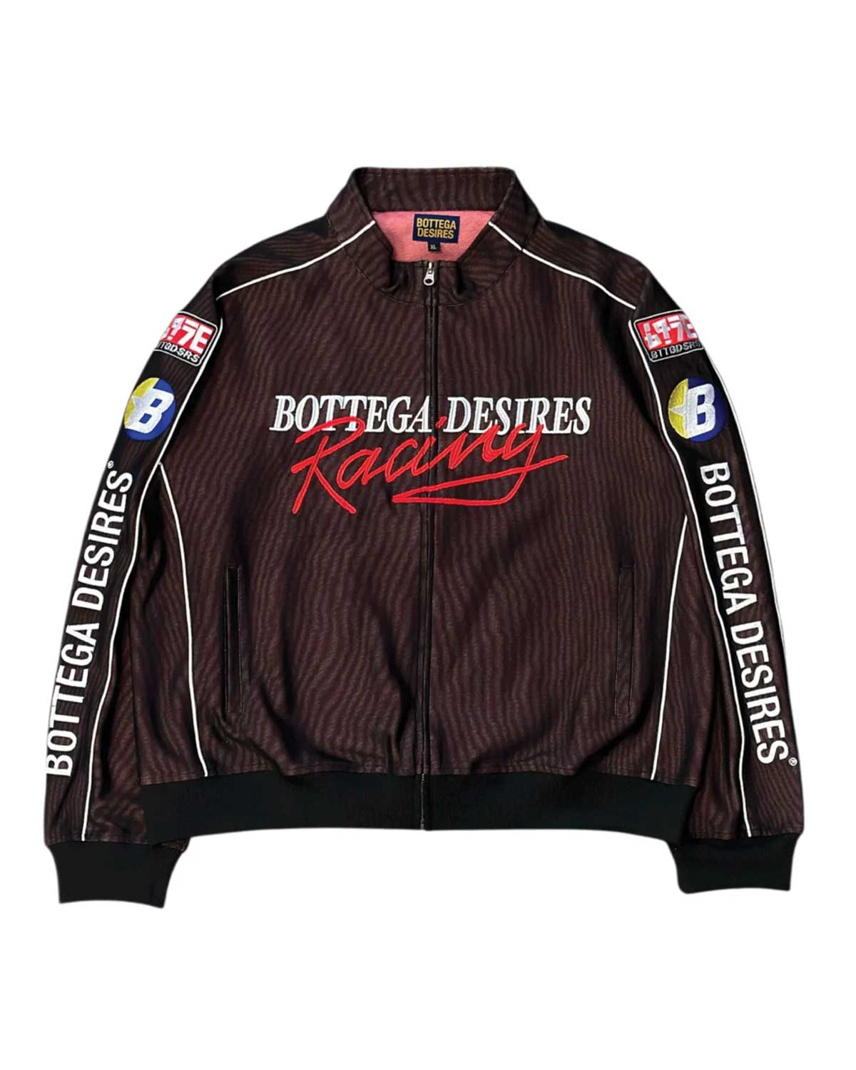 Bottega Desires Race Track Suit Black