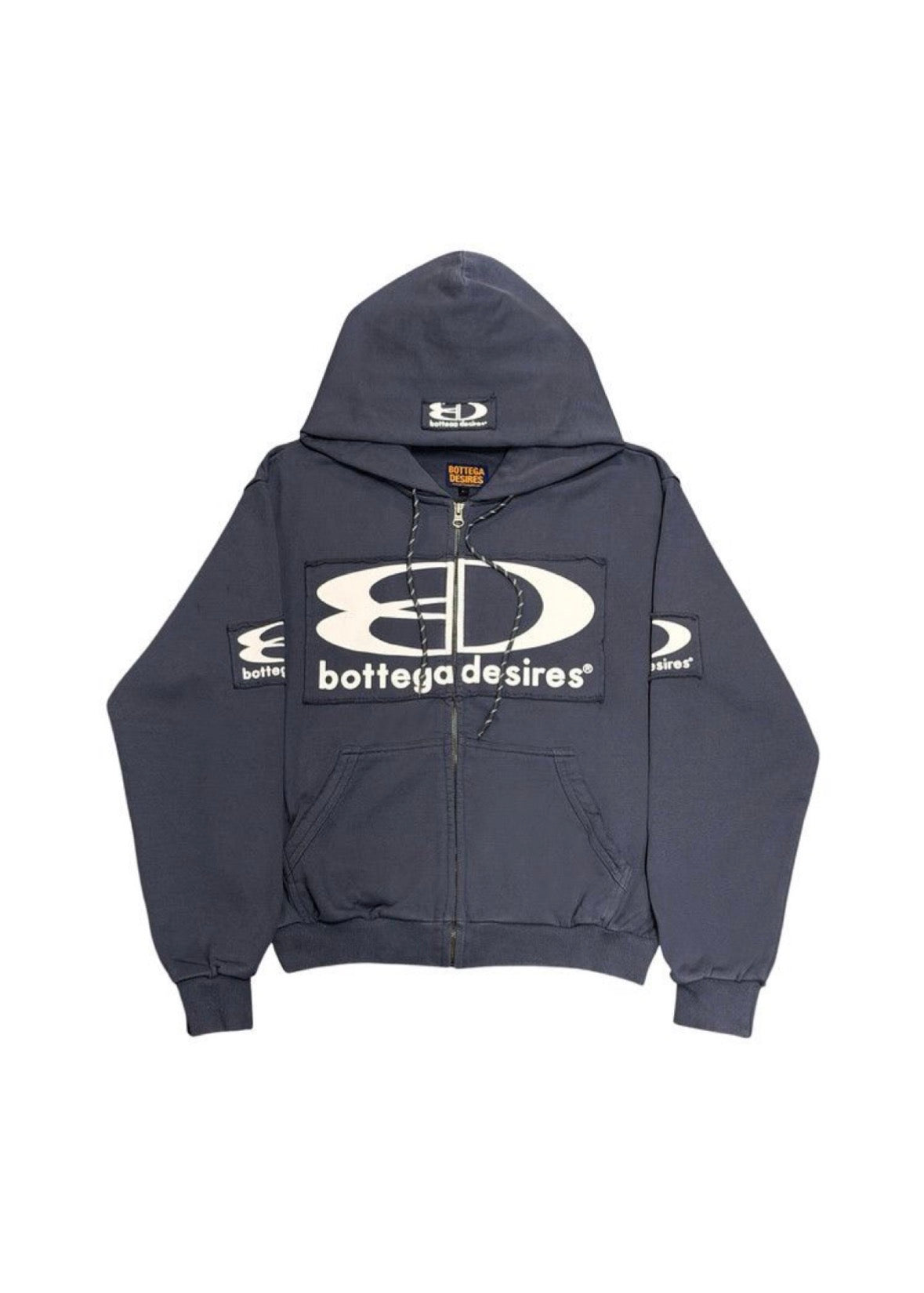 Bottega Desires Tech Zip-Up Blue