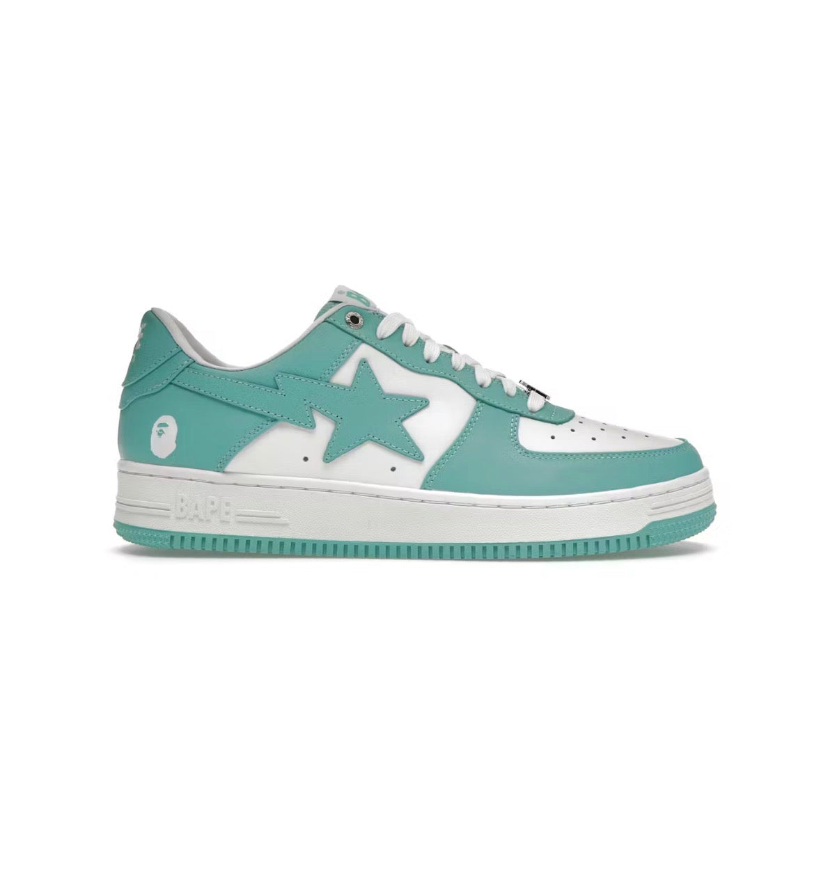 A Bathing Ape Bape Sta White/Green