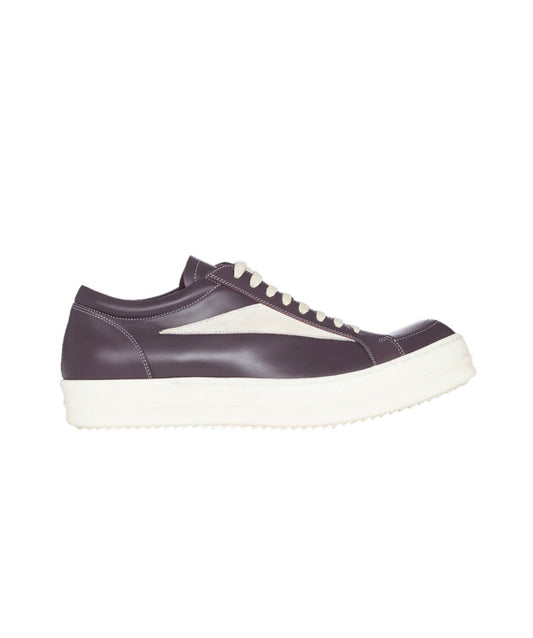 Rick Owens Luxor Vintage Leather Low Amethyst/Milk