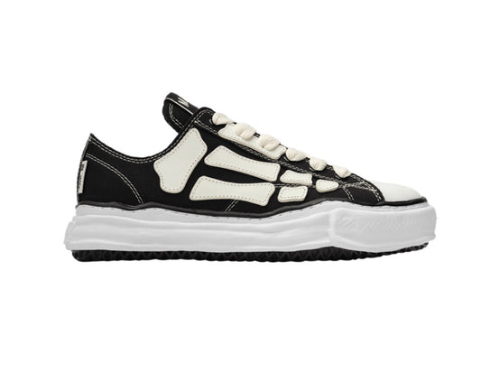 Amiri x Maison Mihara Yasuhiro Peterson Canvas Low Skeleton Black
