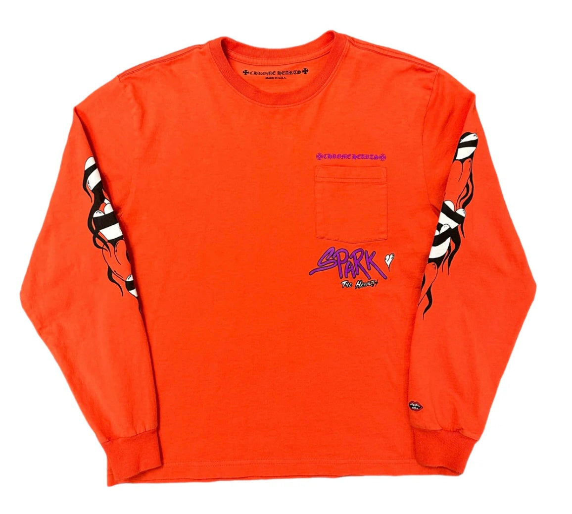 Chrome Hearts Matty Boy Sadistic Lipstick Long Sleeve Red