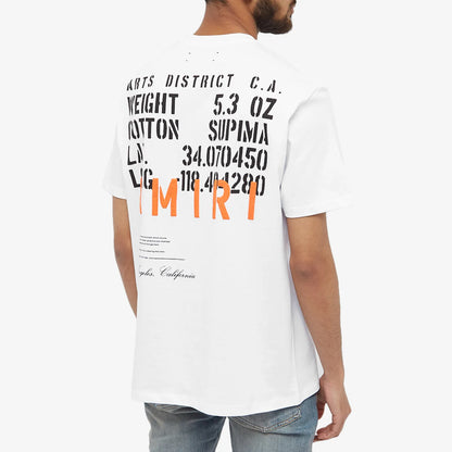 Amiri Military Specs Stencil T-Shirt White