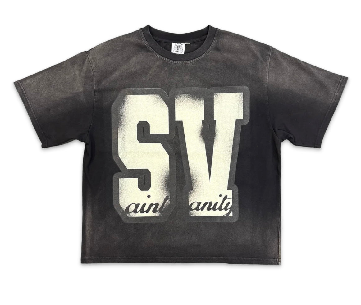 Saint Vanity SV Logo T-Shirt Black