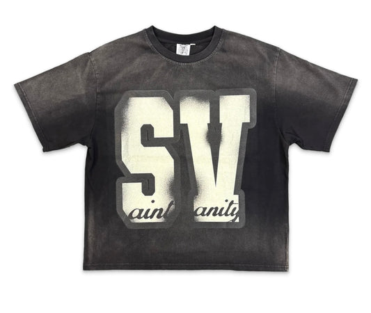 Saint Vanity SV Logo T-Shirt Black