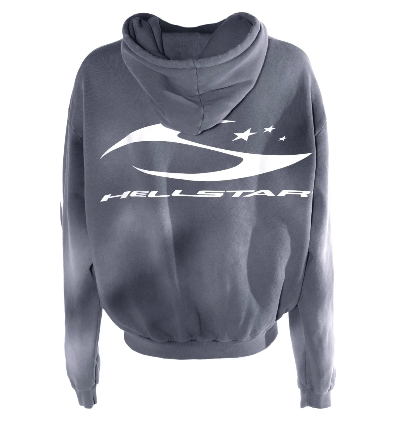 Hellstar Flame Zip-Up Grey