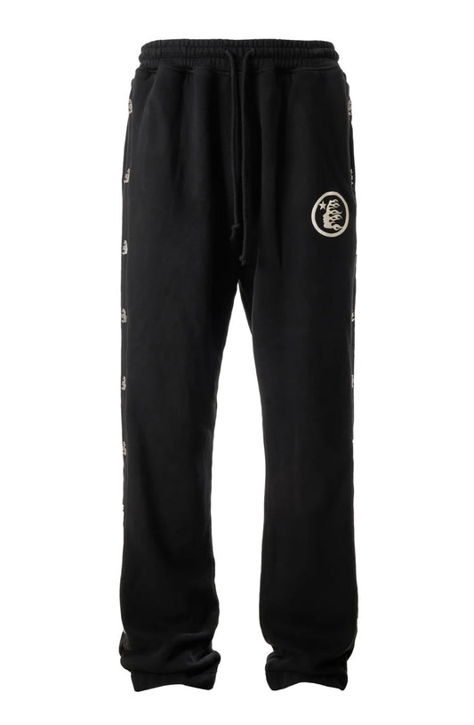 Hellstar Mirror Face Pants Black