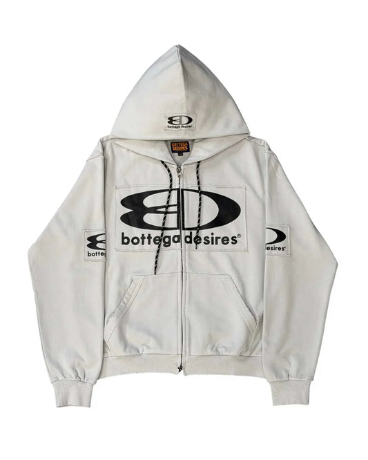 Bottega Desires Tech Zip-Up Grey