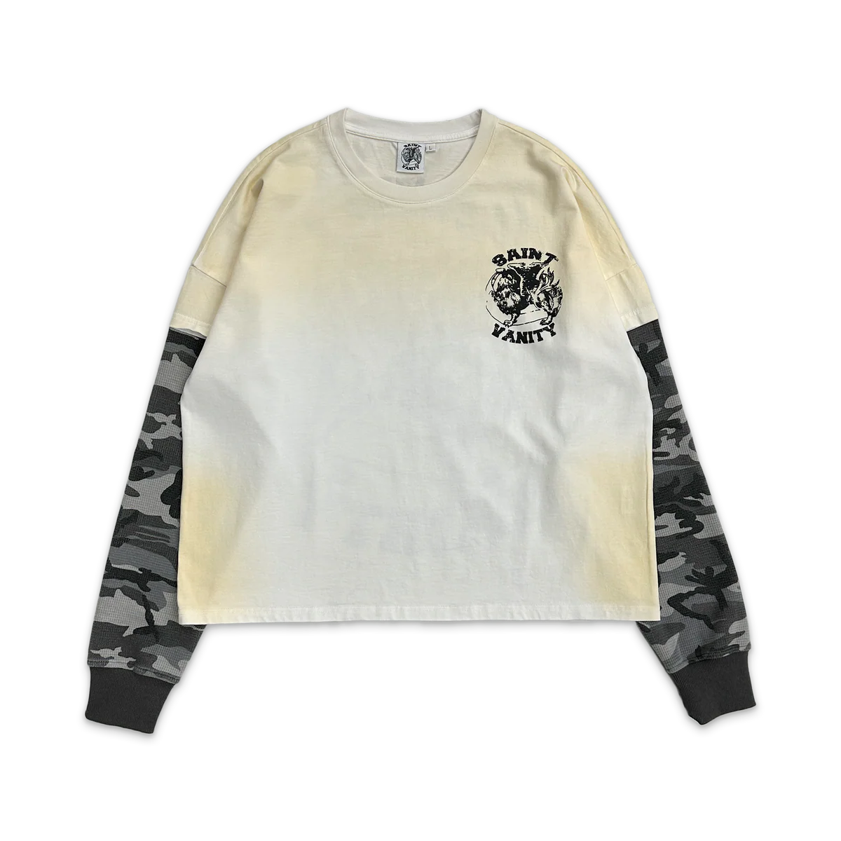 Saint Vanity Griffin Camo Thermal Long Sleeve Grey