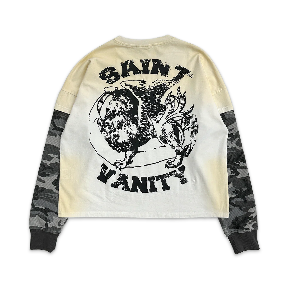 Saint Vanity Griffin Camo Thermal Long Sleeve Grey