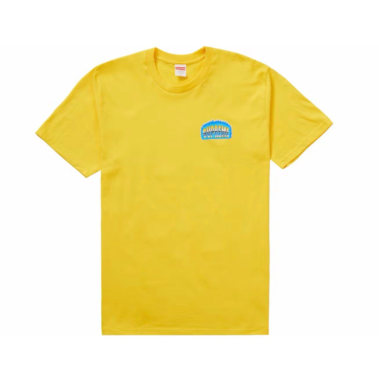 Supreme Chrome T-Shirt Yellow
