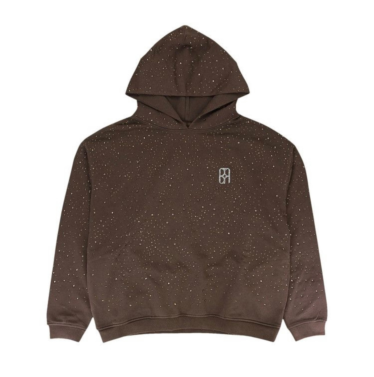 Birth Of Royal Child Starry Skydiamond Hoodie Brown