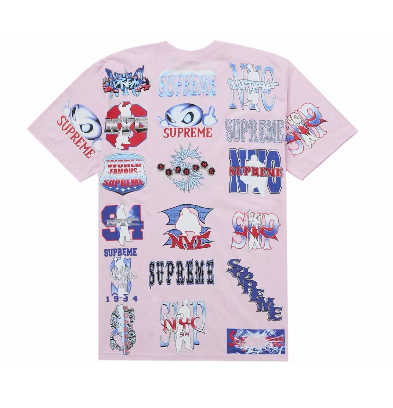 Supreme Flash T-Shirt Light Pink