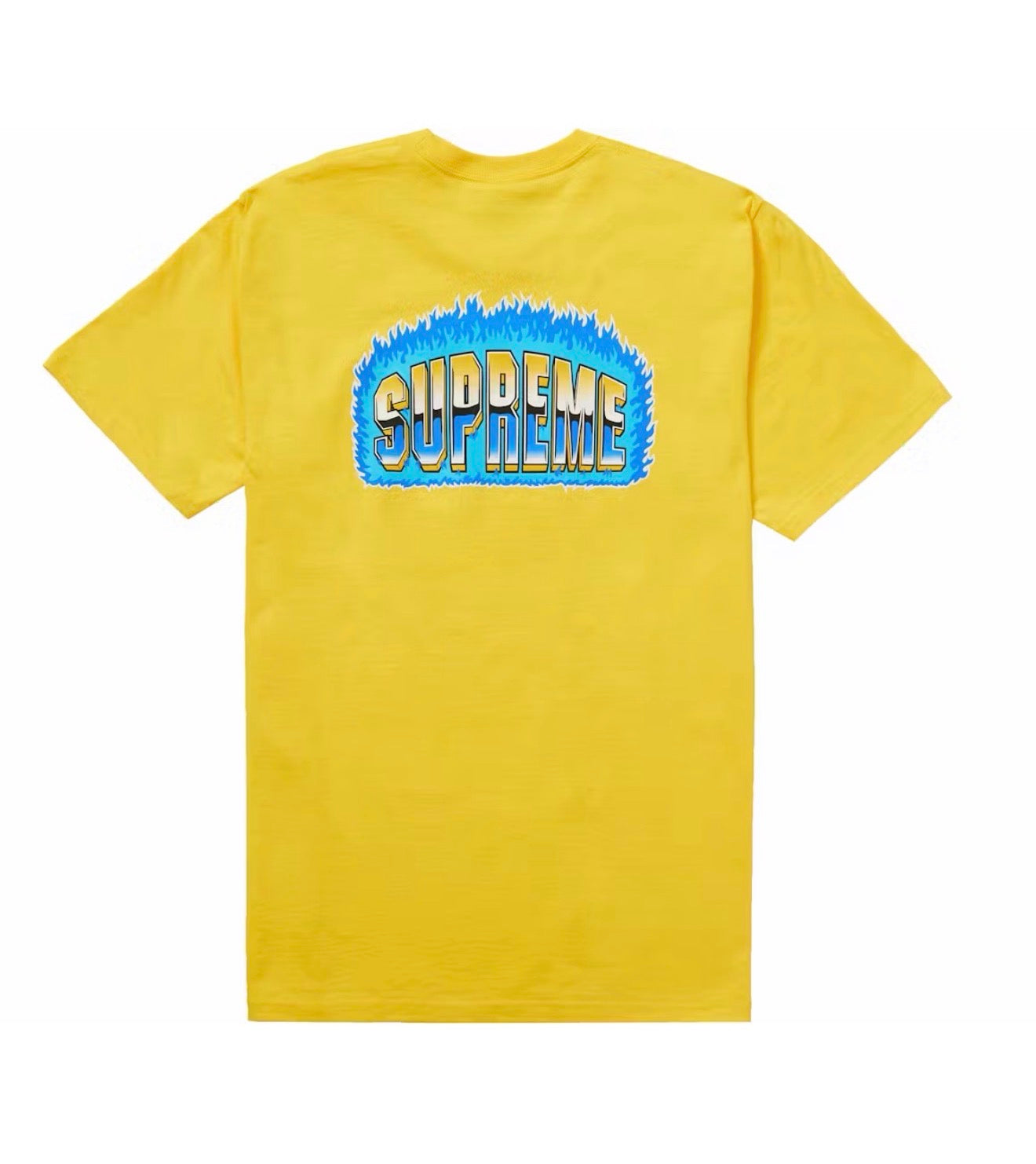 Supreme Chrome T-Shirt Yellow