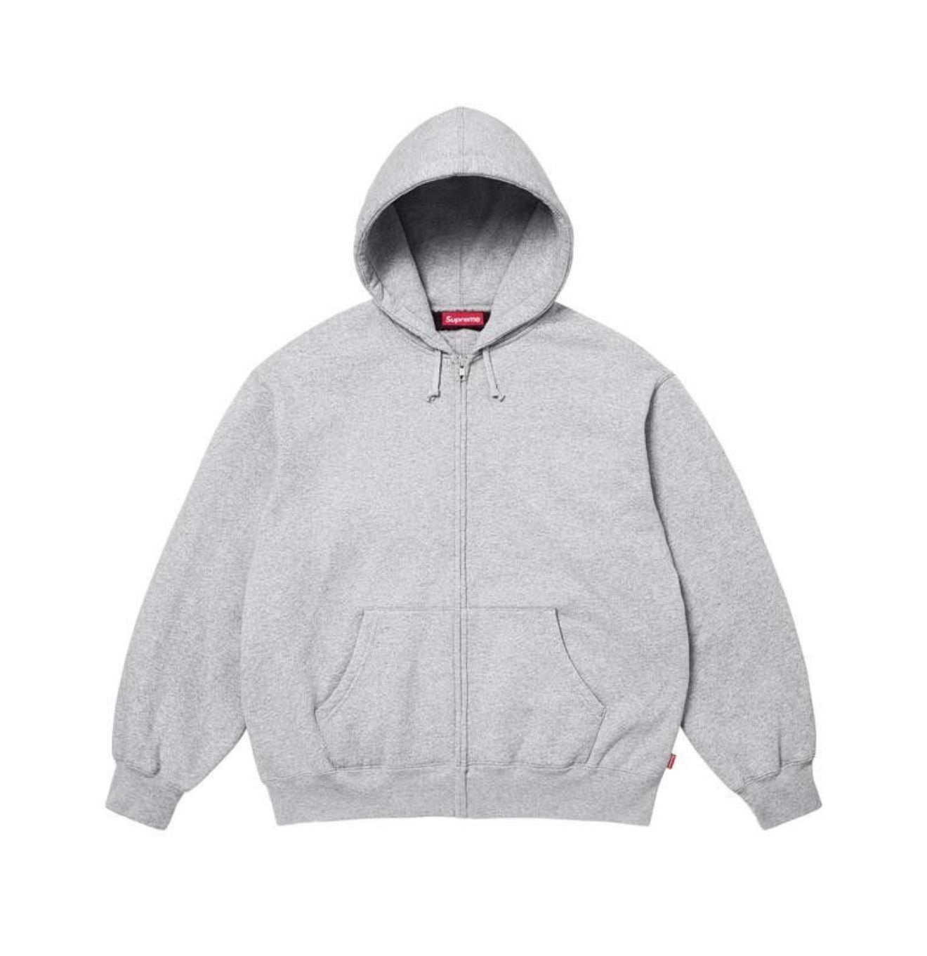 Supreme Cut Out Zip-Up Heather Grey