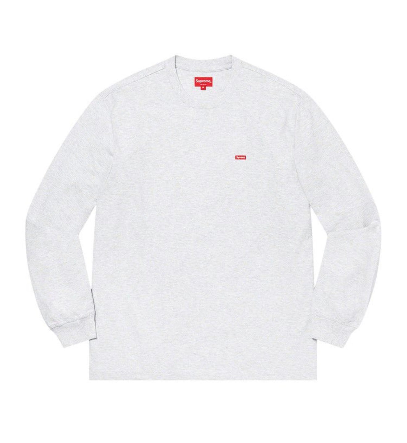 Supreme Small Box Logo Long Sleeve Ash Grey