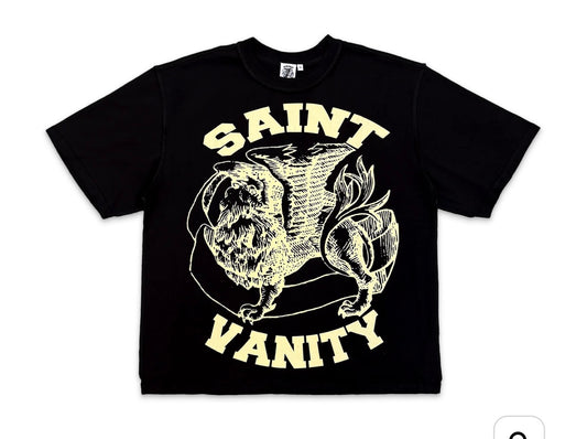Saint Vanity Griffin T-Shirt Black/Cream