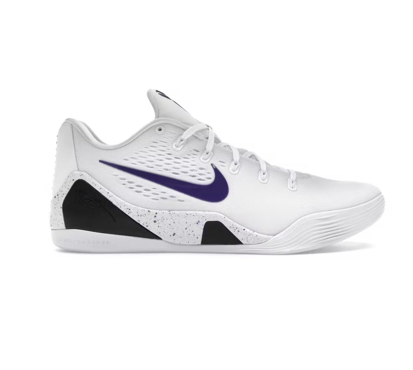 Kyrie 9 Elite Low Protro White Court Purple