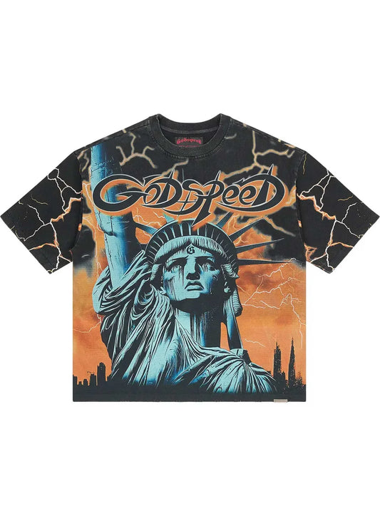 Godspeed Voltage T-Shirt Black/Orange
