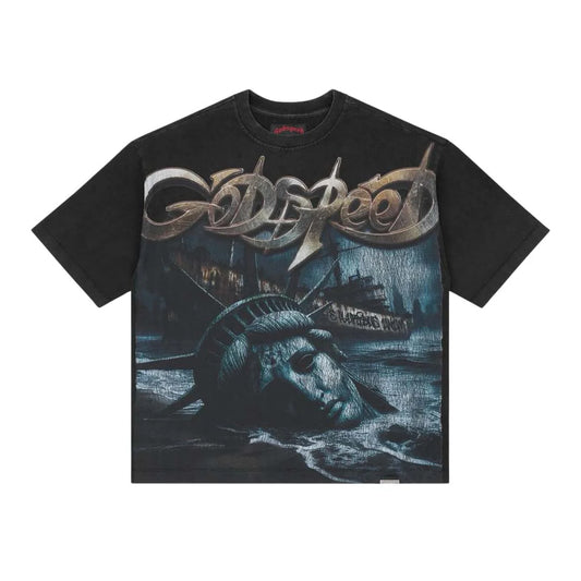 Godspeed Liberty Ruins T-Shirt Black