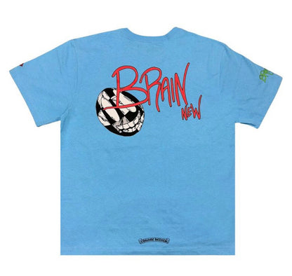 Chrome Hearts Matty Boy Brain New T-Shirt Blue