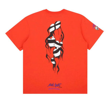Chrome Hearts Matty Boy Sadistic Lipstick T-Shirt Red