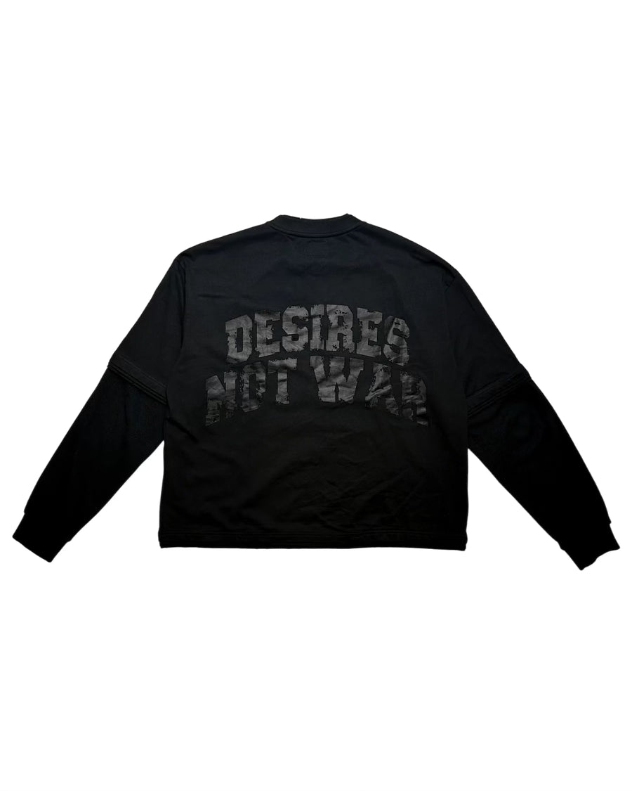 Bottega Desires War Long Sleeve Black