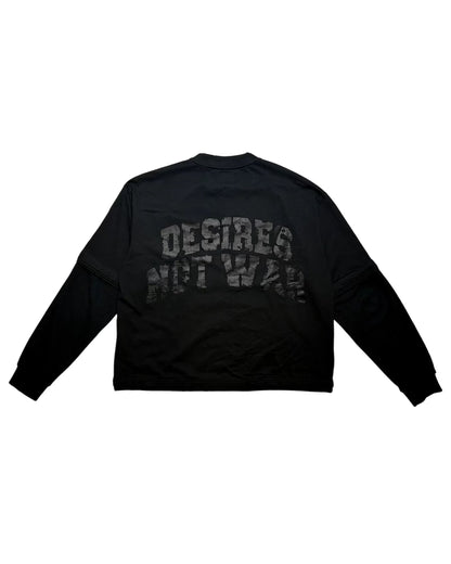 Bottega Desires War Long Sleeve Black