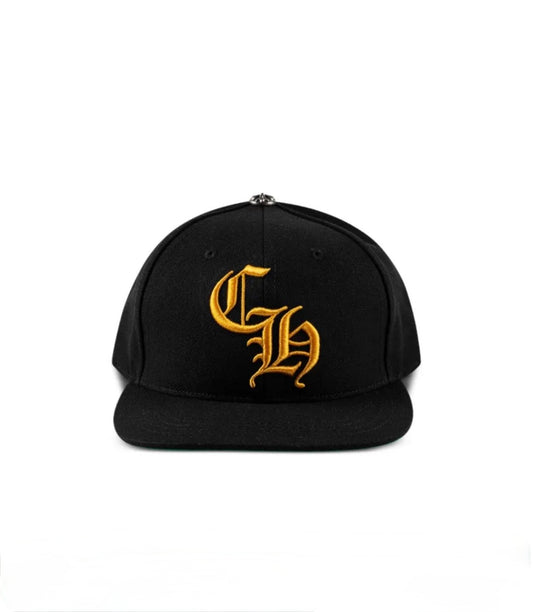 Chrome Hearts Hat CH Baseball Cap Black/Yellow