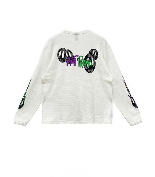 Anti Promo Matty Boy 99 Eyes Long Sleeve Thermal White