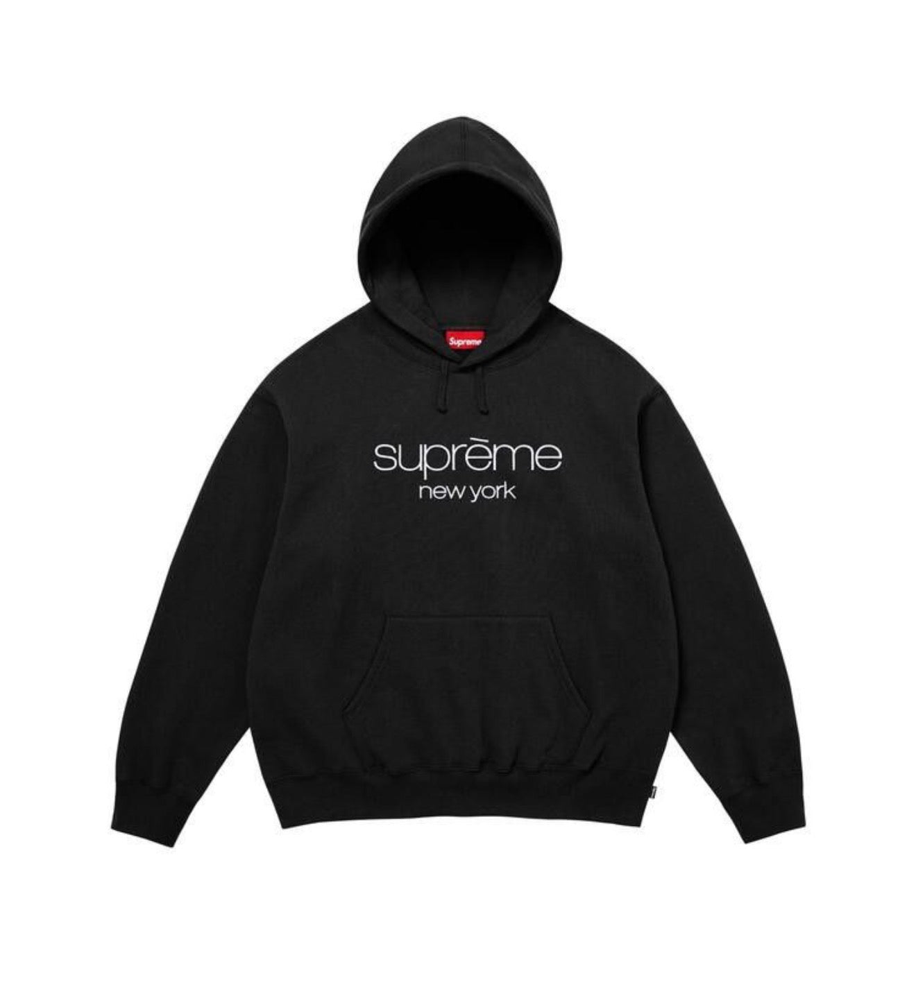 Supreme Classic Logo Hoodie Black