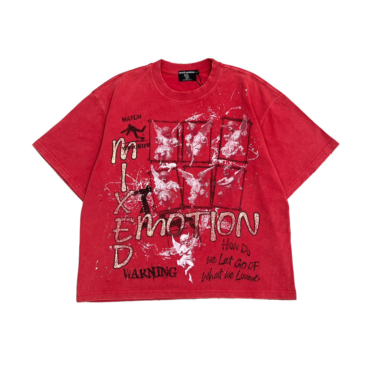 Mixed Emotion Crimson T-Shirt Red